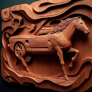 3D model Ford Mustang (STL)